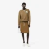 Runway-Poloshirt mit Kragenabzeichen-Akzent-Sweatshirt Runway-Poloshirt mit Kragenabzeichen-Akzent-Sweatshirt
