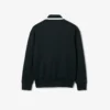 Runway-Poloshirt mit Kragenabzeichen-Akzent-Sweatshirt Runway-Poloshirt mit Kragenabzeichen-Akzent-Sweatshirt