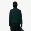 Runway-Pullover aus Merinowolle mit Polokragen Runway-Pullover aus Merinowolle mit Polokragen