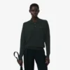 Runway-Pullover aus Wollmischung mit Poloshirt-Kragen Runway-Pullover aus Wollmischung mit Poloshirt-Kragen
