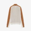 Runway-Pullover aus Wollmischung mit Poloshirt-Kragen Runway-Pullover aus Wollmischung mit Poloshirt-Kragen