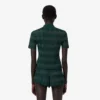 Runway-Pullover mit Polo-Kragen aus Pointelle Runway-Pullover mit Polo-Kragen aus Pointelle