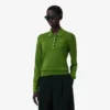 Runway-Pullover mit Polokragen aus Merinowolle Runway-Pullover mit Polokragen aus Merinowolle