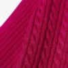 Runway-Pullover mit Zopfmuster und Poloshirt-Kragen Runway-Pullover mit Zopfmuster und Poloshirt-Kragen