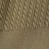Runway-Pullover mit Zopfmuster und Poloshirt-Kragen Runway-Pullover mit Zopfmuster und Poloshirt-Kragen