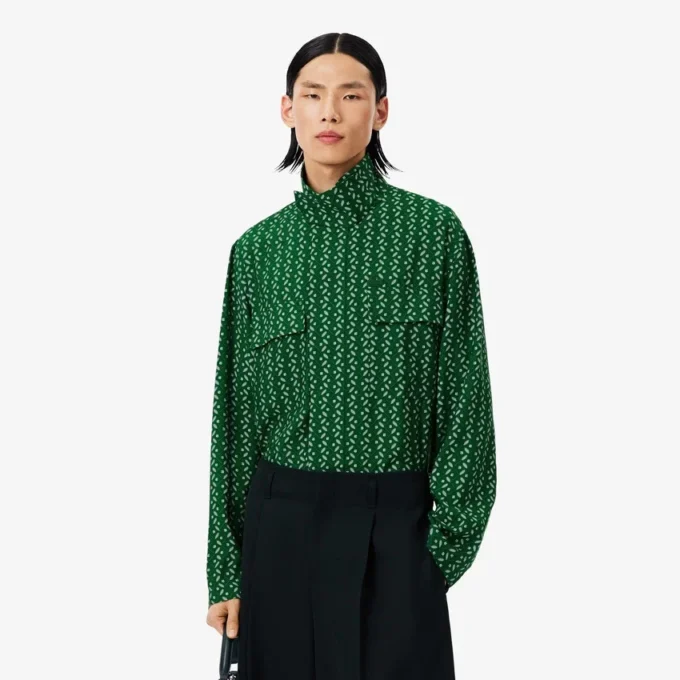 Runway Regular Fit Satinhemd mit Print Runway Regular Fit Satinhemd mit Print