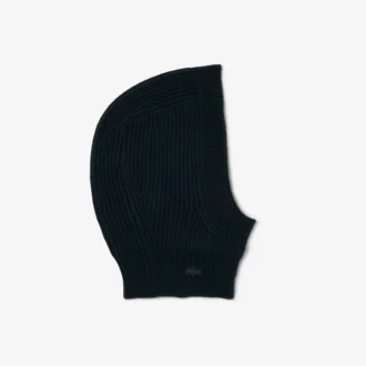 Runway Rib Knit Balaclava aus gefilzter Wolle Runway Rib Knit Balaclava aus gefilzter Wolle