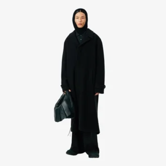 Runway Rib Knit Balaclava aus gefilzter Wolle Runway Rib Knit Balaclava aus gefilzter Wolle