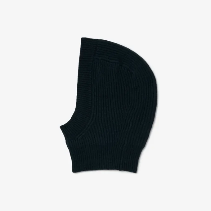 Runway Rib Knit Balaclava aus gefilzter Wolle Runway Rib Knit Balaclava aus gefilzter Wolle