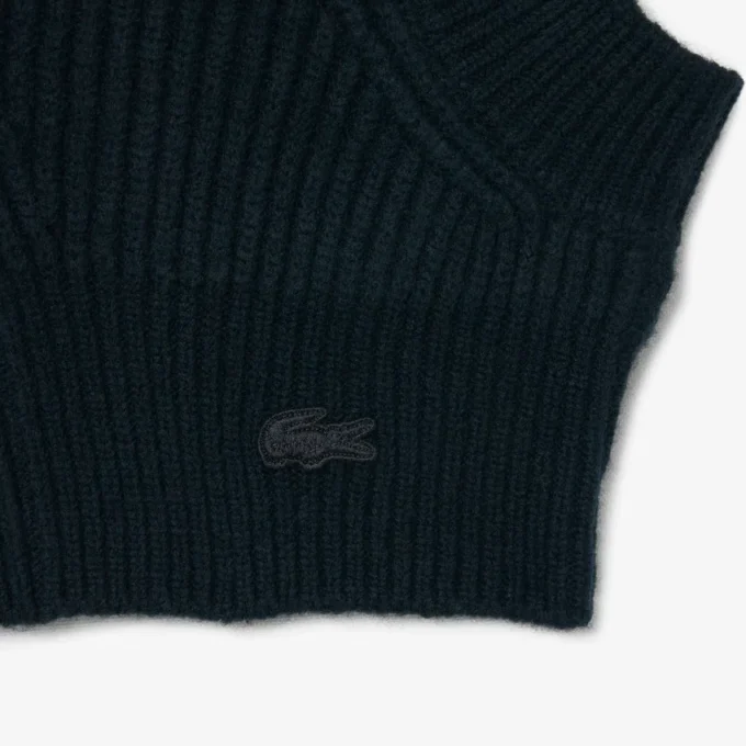 Runway Rib Knit Balaclava aus gefilzter Wolle Runway Rib Knit Balaclava aus gefilzter Wolle