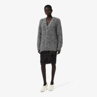 Runway-Rock aus Lurex-Strick