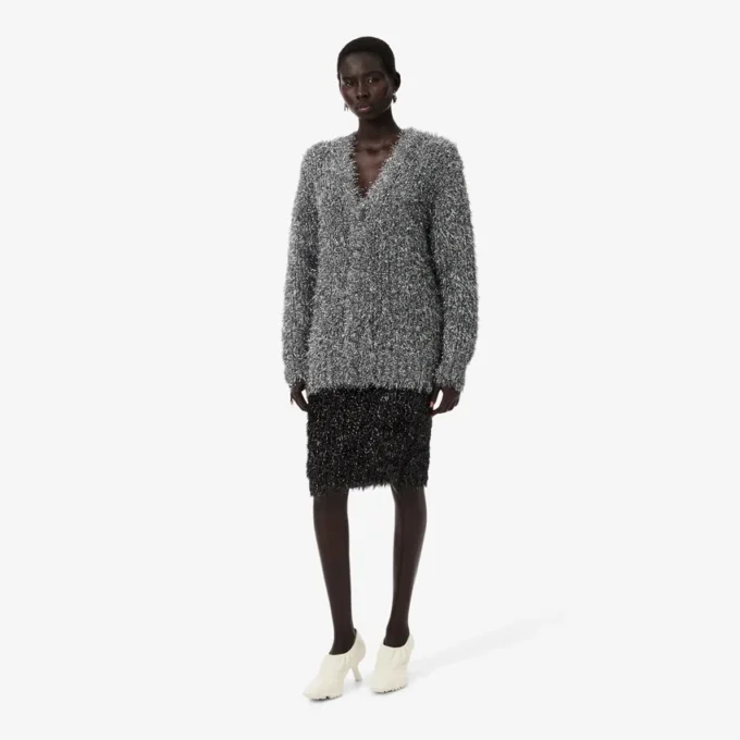 Runway-Rock aus Lurex-Strick Runway-Rock aus Lurex-Strick