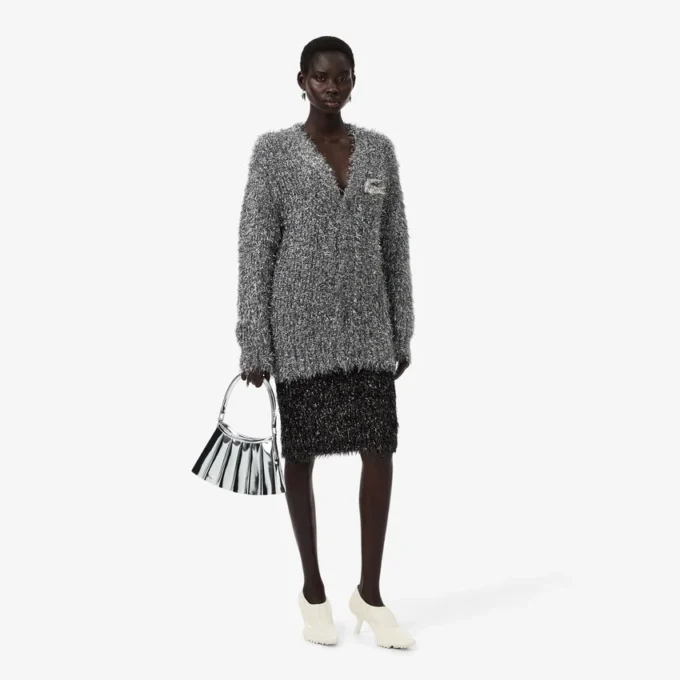 Runway-Rock aus Lurex-Strick Runway-Rock aus Lurex-Strick
