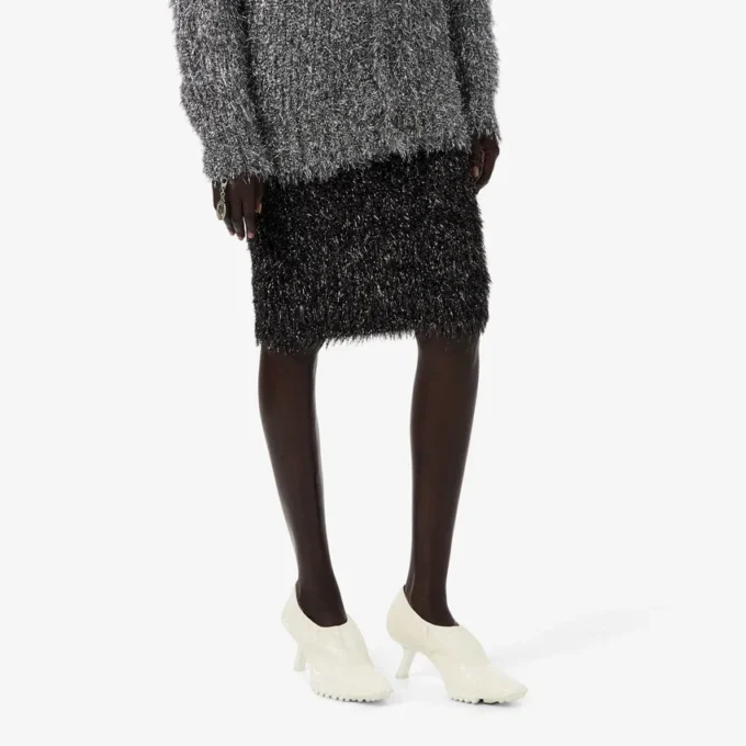 Runway-Rock aus Lurex-Strick Runway-Rock aus Lurex-Strick