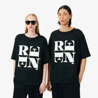 Runway Satin T-Shirt mit Grafik