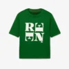 Runway Satin T-Shirt mit Grafik Runway Satin T-Shirt mit Grafik