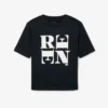 Runway Satin T-Shirt mit Grafik Runway Satin T-Shirt mit Grafik