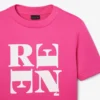 Runway Satin T-Shirt mit Grafik Runway Satin T-Shirt mit Grafik