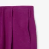 Runway Slub-Wolle-Hose mit weitem Schnitt Runway Slub-Wolle-Hose mit weitem Schnitt