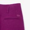 Runway Slub-Wolle-Hose mit weitem Schnitt Runway Slub-Wolle-Hose mit weitem Schnitt