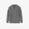 Runway-Strickjacke aus Lurex Runway-Strickjacke aus Lurex