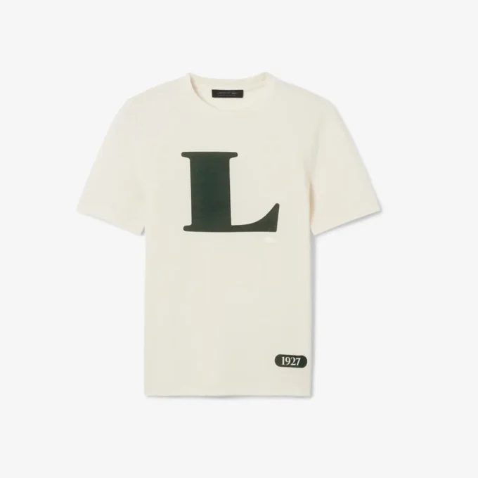 Runway-T-Shirt aus Seide mit Grafikprint Runway-T-Shirt aus Seide mit Grafikprint