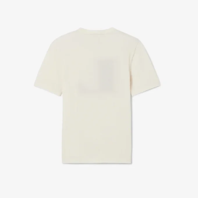 Runway-T-Shirt aus Seide mit Grafikprint Runway-T-Shirt aus Seide mit Grafikprint