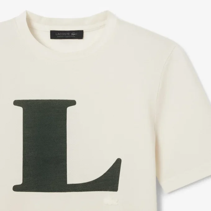 Runway-T-Shirt aus Seide mit Grafikprint Runway-T-Shirt aus Seide mit Grafikprint