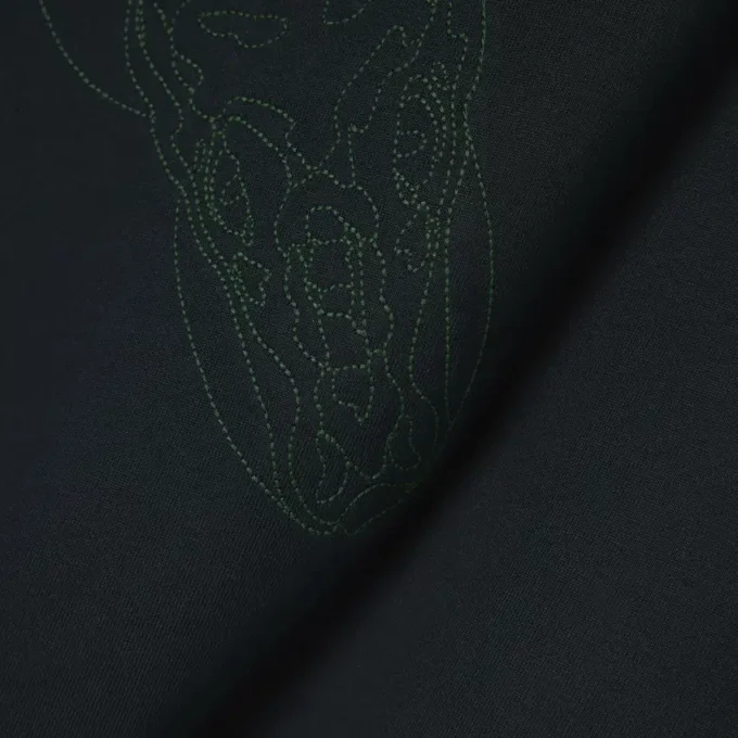 Runway T-Shirt mit gesticktem Krokodil Runway T-Shirt mit gesticktem Krokodil