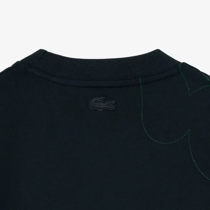 Runway T-Shirt mit gesticktem Krokodil Runway T-Shirt mit gesticktem Krokodil