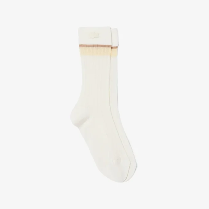Runway Transparente gerippte Socken Runway Transparente gerippte Socken