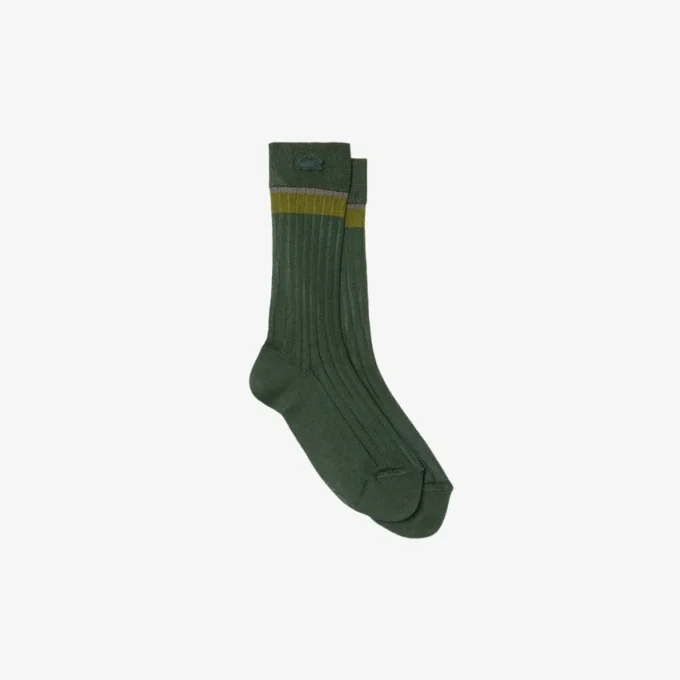 Runway Transparente gerippte Socken Runway Transparente gerippte Socken