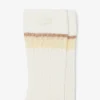 Runway Transparente gerippte Socken Runway Transparente gerippte Socken
