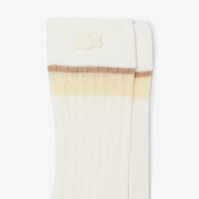Runway Transparente gerippte Socken Runway Transparente gerippte Socken