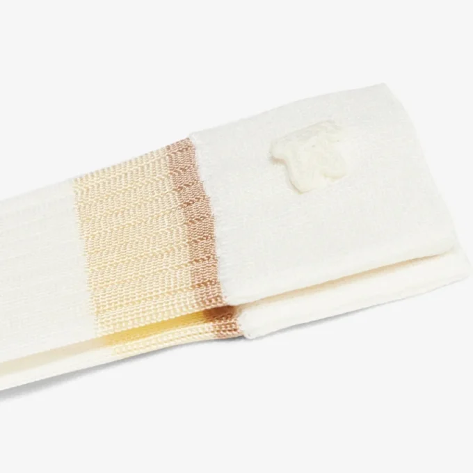 Runway Transparente gerippte Socken Runway Transparente gerippte Socken