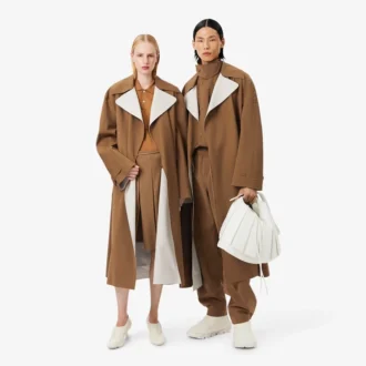 Runway-Trenchcoat aus Woll-Blend