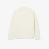 Runway-Wollpullover mit gesticktem Emblem Runway-Wollpullover mit gesticktem Emblem