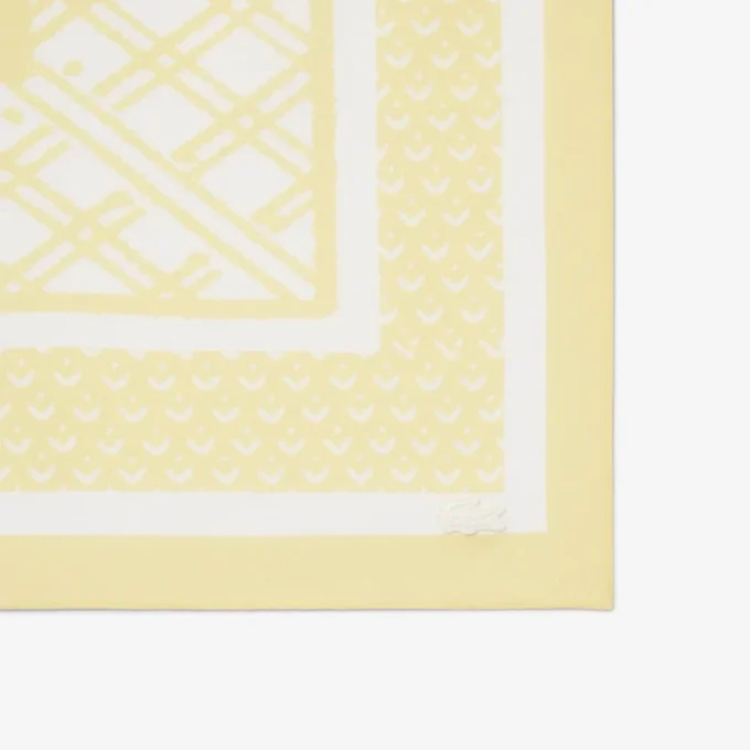 Schal mit Tennis-Print Schal mit Tennis-Print