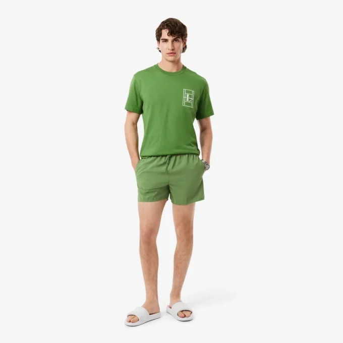 Schnelltrocknende Bademode für Herren in Retroshorts-Form Schnelltrocknende Bademode für Herren in Retroshorts-Form
