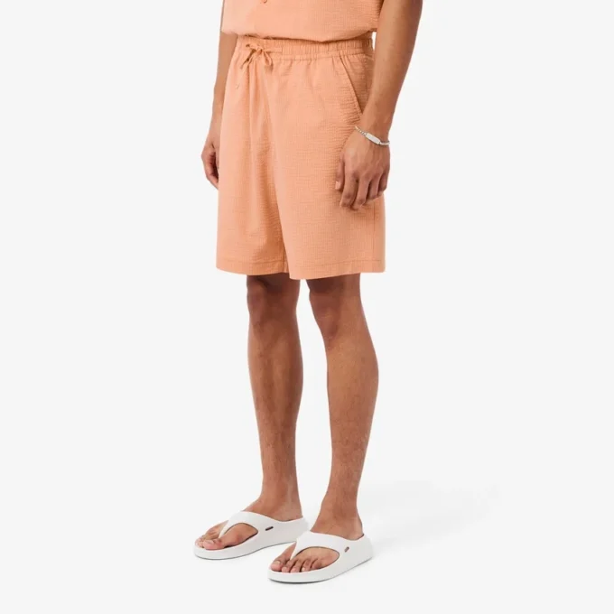Seersucker-Shorts aus Baumwolle Seersucker-Shorts aus Baumwolle