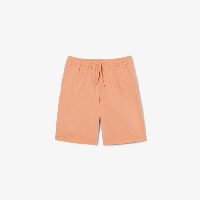 Seersucker-Shorts aus Baumwolle Seersucker-Shorts aus Baumwolle