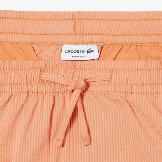 Seersucker-Shorts aus Baumwolle Seersucker-Shorts aus Baumwolle