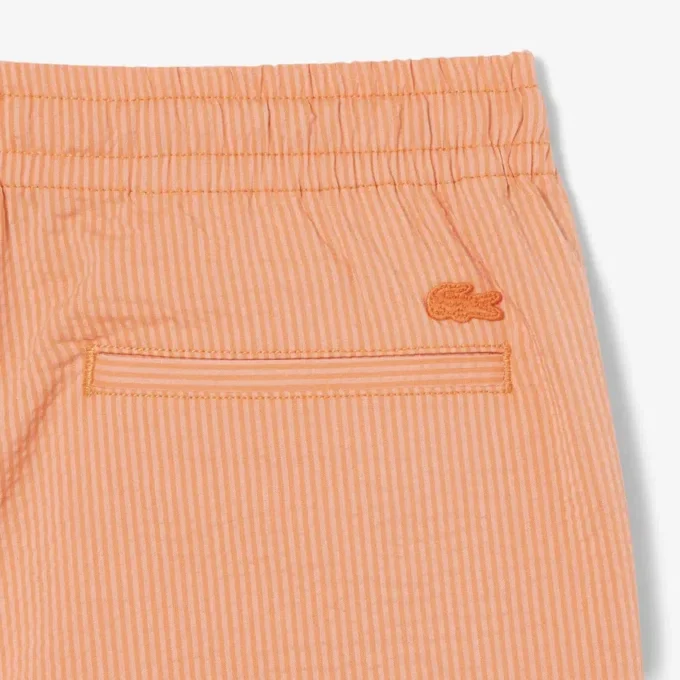 Seersucker-Shorts aus Baumwolle Seersucker-Shorts aus Baumwolle