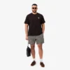 Shorts aus bedruckter Baumwoll-Blend-Mischung in lockerer Passform Shorts aus bedruckter Baumwoll-Blend-Mischung in lockerer Passform