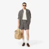 Shorts aus bedruckter Baumwoll-Blend-Mischung in lockerer Passform Shorts aus bedruckter Baumwoll-Blend-Mischung in lockerer Passform