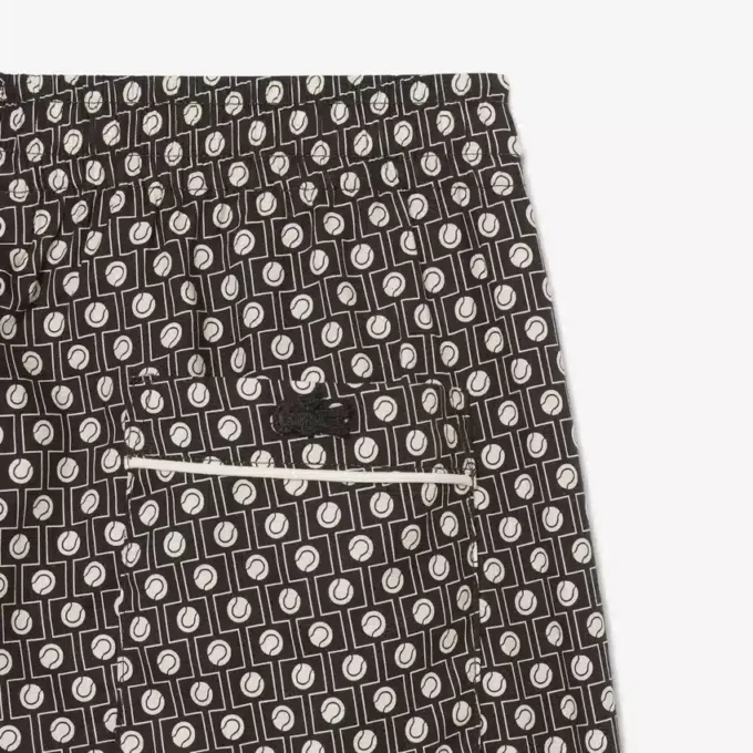Shorts aus bedruckter Baumwoll-Blend-Mischung in lockerer Passform Shorts aus bedruckter Baumwoll-Blend-Mischung in lockerer Passform