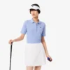 Slim-Fit-Golf-Poloshirt für Damen mit Temperaturregulierung Slim-Fit-Golf-Poloshirt für Damen mit Temperaturregulierung