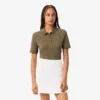 Slim-Fit-Golf-Poloshirt für Damen mit Temperaturregulierung Slim-Fit-Golf-Poloshirt für Damen mit Temperaturregulierung