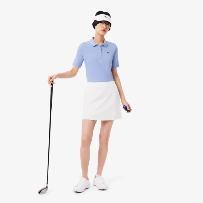 Slim-Fit-Golf-Poloshirt für Damen mit Temperaturregulierung Slim-Fit-Golf-Poloshirt für Damen mit Temperaturregulierung