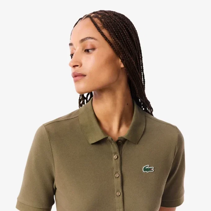 Slim-Fit-Golf-Poloshirt für Damen mit Temperaturregulierung Slim-Fit-Golf-Poloshirt für Damen mit Temperaturregulierung